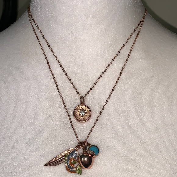 Elegant Rose Gold Pendant Necklace - Picture 6 of 6